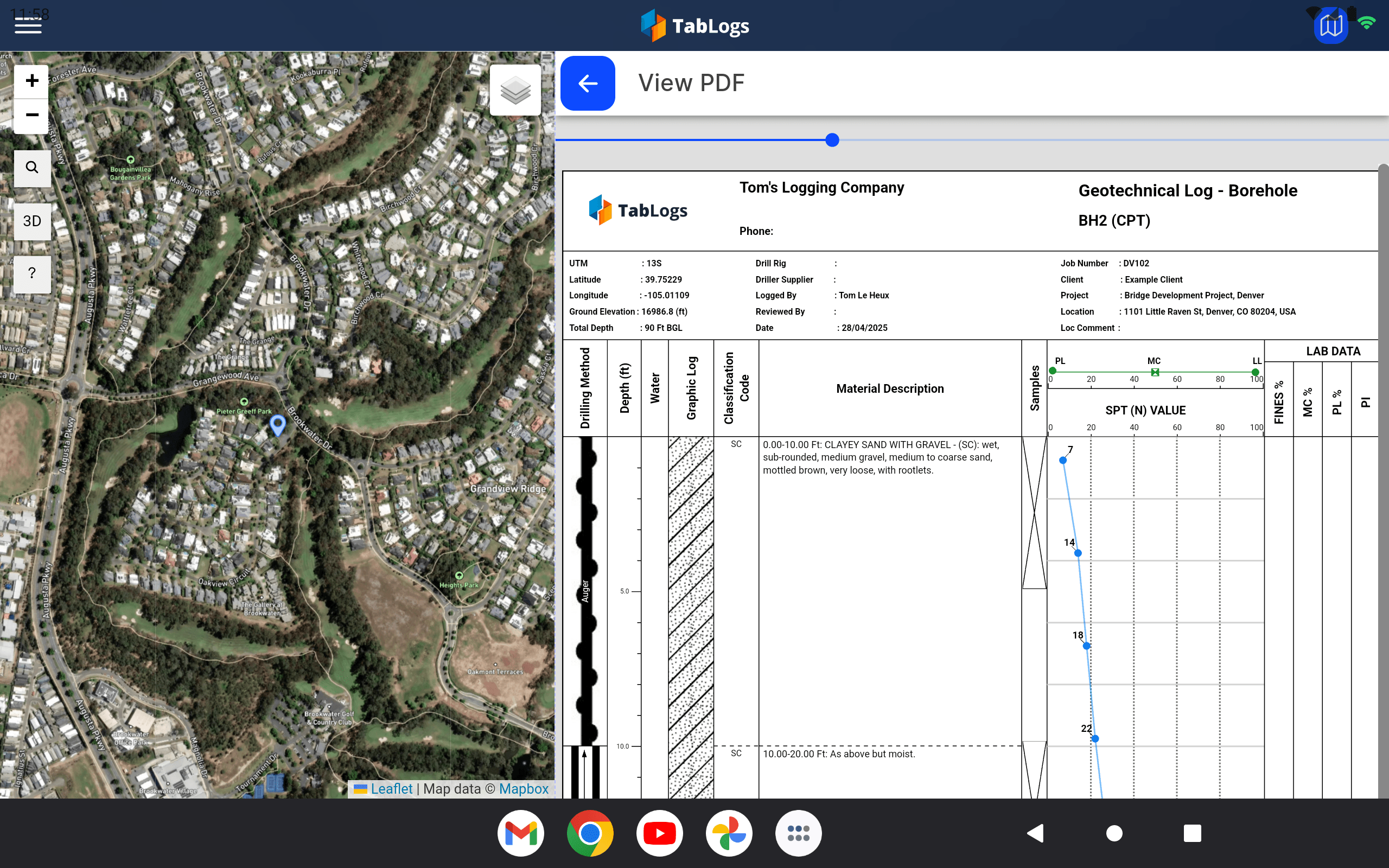 Boring Log Software for Geotechnical Engineers | TabLogs